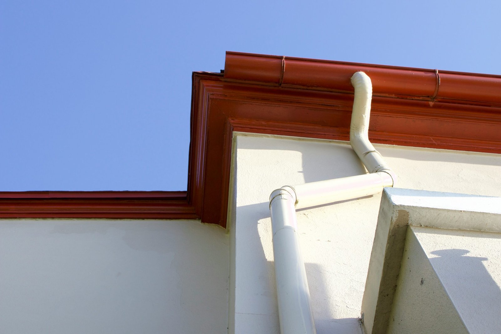 Underneath of a gutter